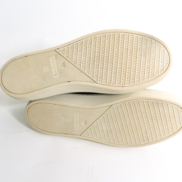 Rothy’s Boots Merino Wool Chelsea Brown and Cream 9.5 - Picture 15 of 15